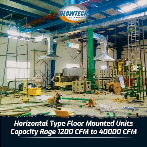 Horizontal Type Floor Mounted Units Capacity Rage: 1200 CFM to 40000 CFM