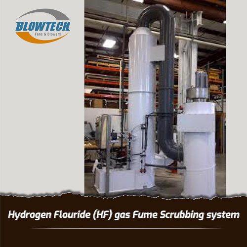 Hydrogen Fluoride (HF) gas Fume Scrubbing system