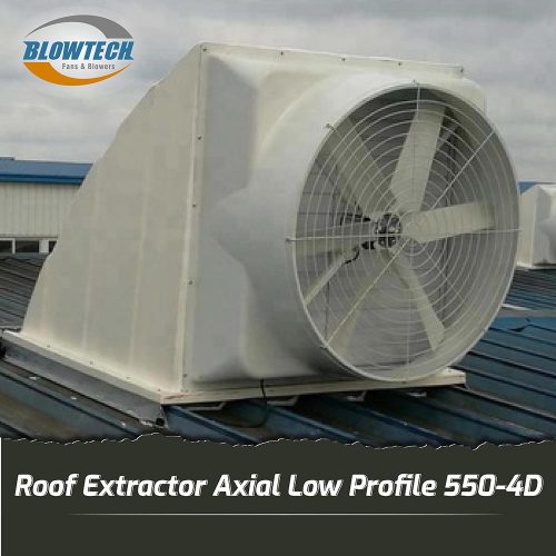 Roof Extractor Axial Low Profile 550-4D