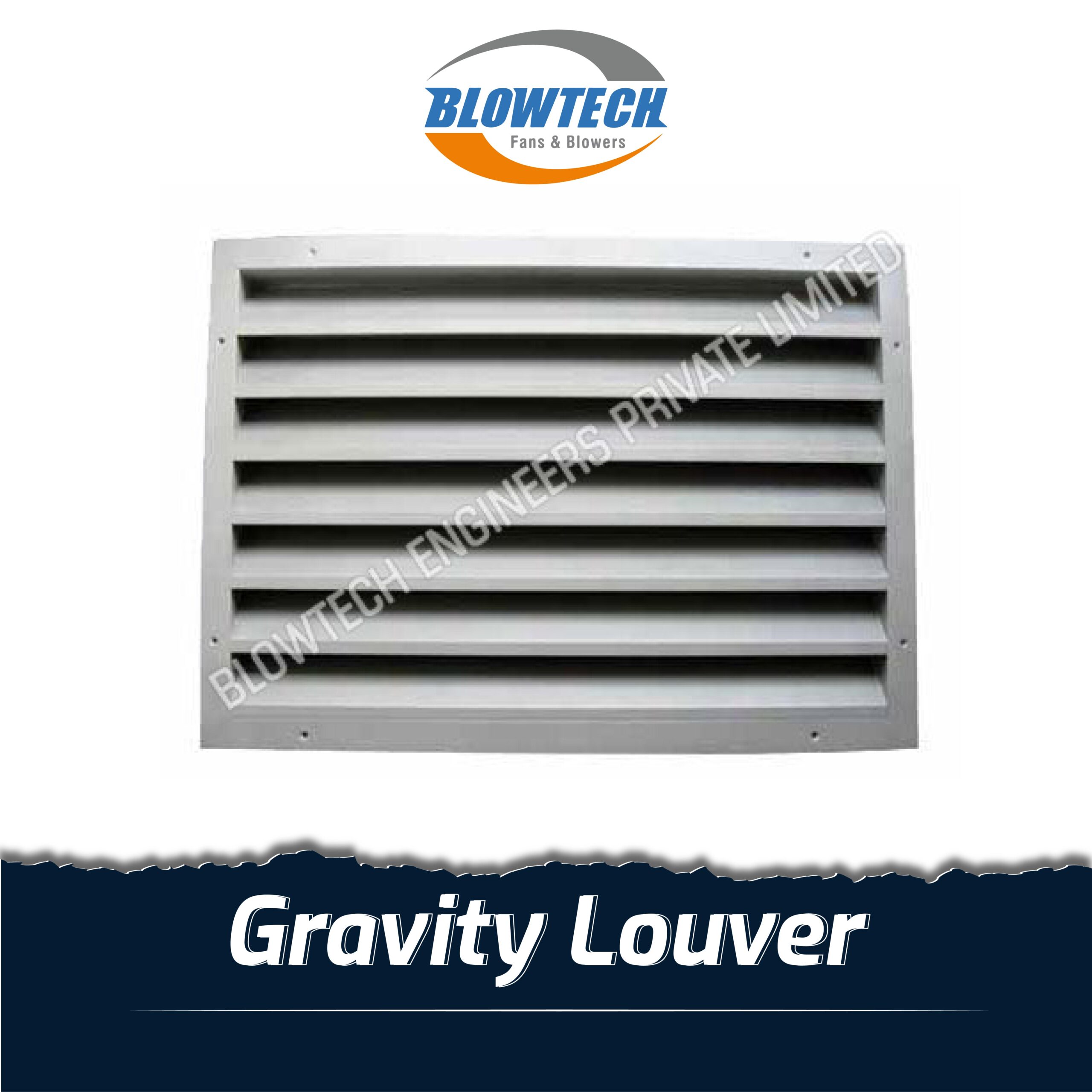 Gravity Louver Damper  manufacturer, supplier and exporter in Mumbai, India
