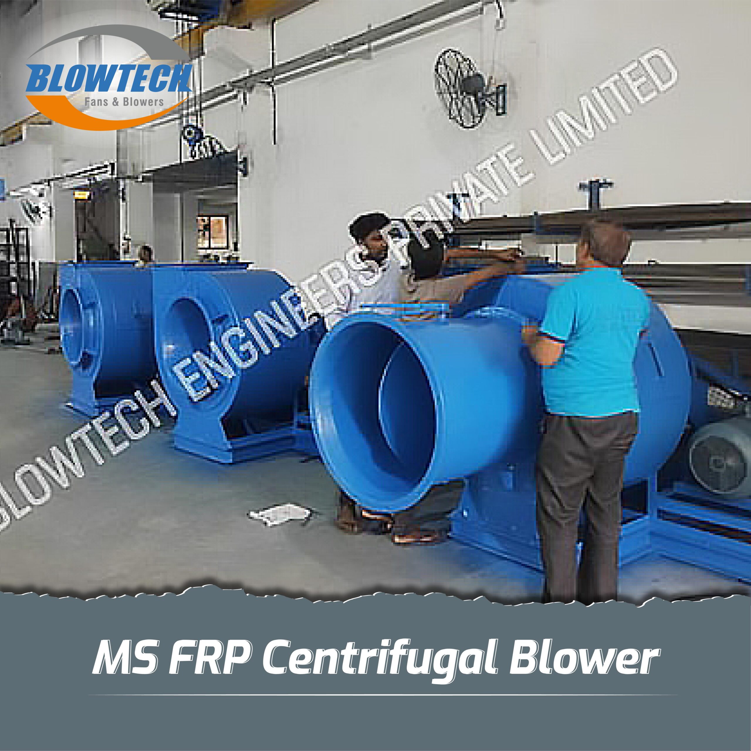 MS+FRP Centrifugal Blower  manufacturer, supplier and exporter in Mumbai, India