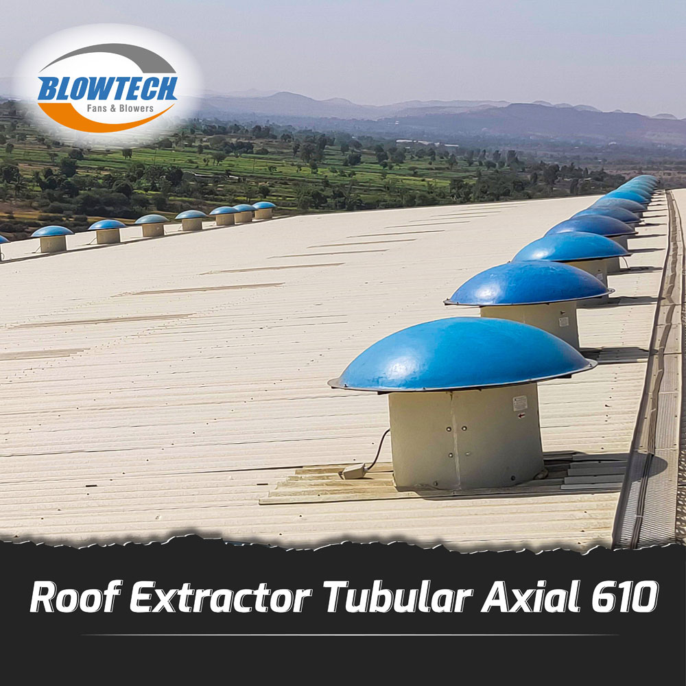 Roof Extractor Tubular Axial 610-4-0.75